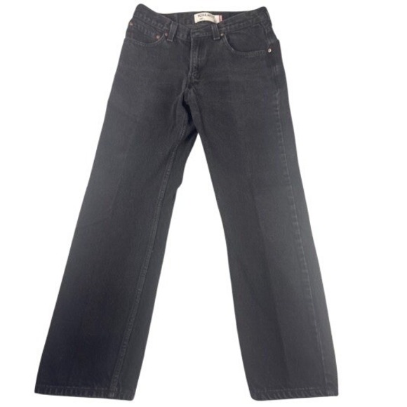 Levi's Other - Levi's Jeans Mens 34x32 505‎ Regular Fit Black Straight Leg Denim Pants